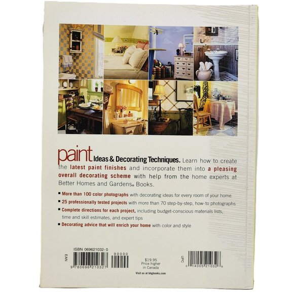 Paint: Ideas & Decorating Techniques by Better Homes & Gardens 2000tpb - Picture 5 of 5